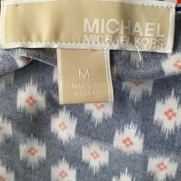 Michael Kors Navy, White and Orange Geometric Dress 💙🤍🧡 - Picture 4 of 4